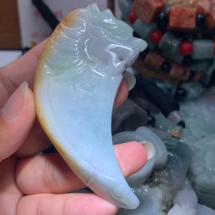 颈饰未镶嵌翡翠保真天然A货翡翠