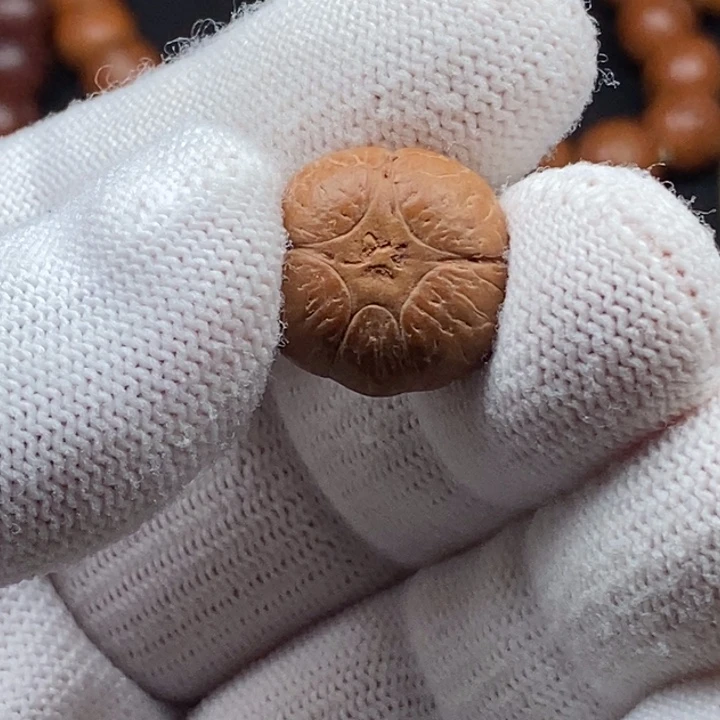凤眼菩提把件五星豆腐块