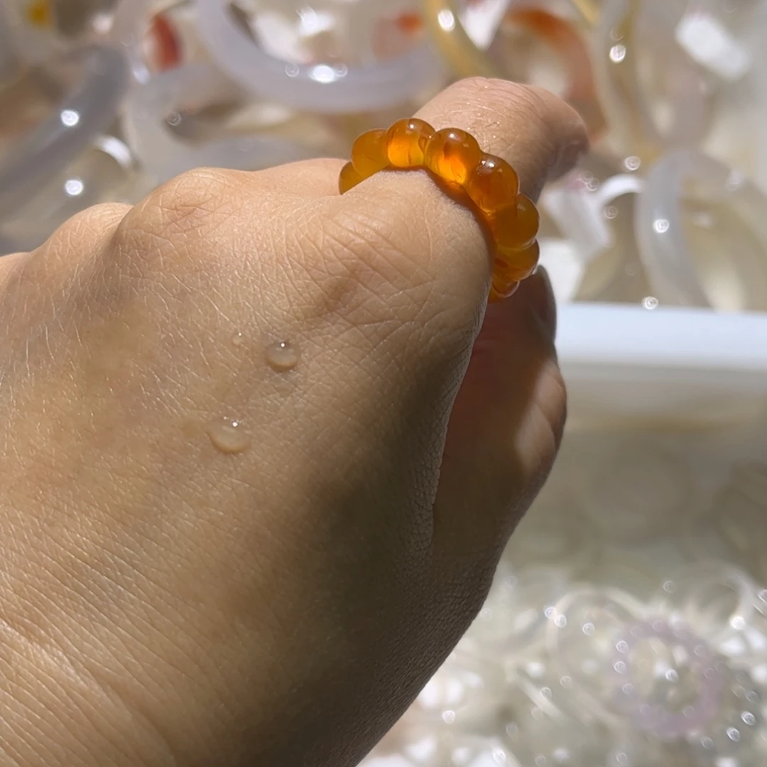 玛瑙/玉髓未镶嵌戒指