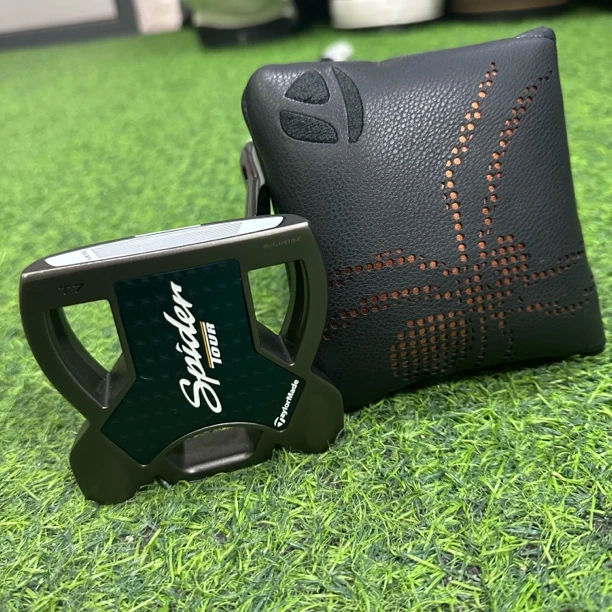 泰勒梅新款高尔夫男士Spider Tour T7蜘蛛推34寸双弯颈设计