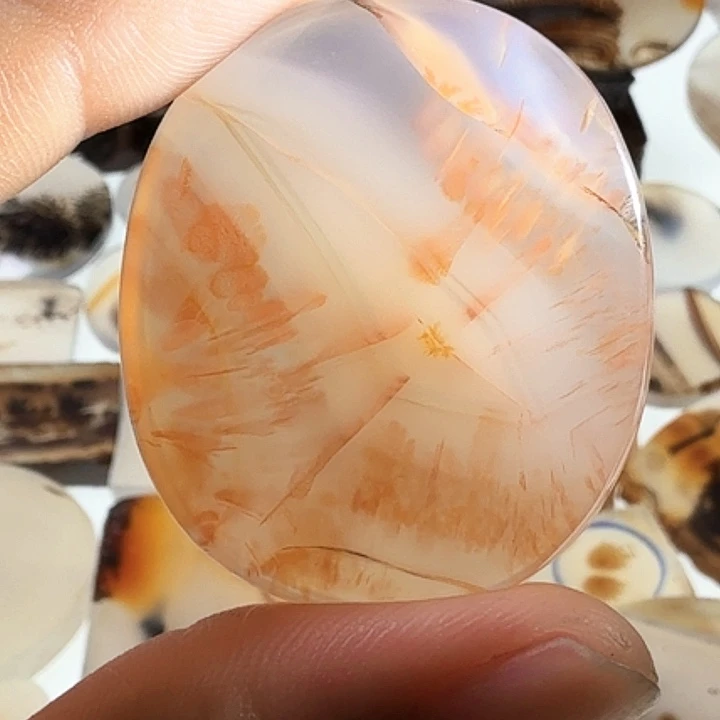 玛瑙/玉髓钛钢珠宝半成品