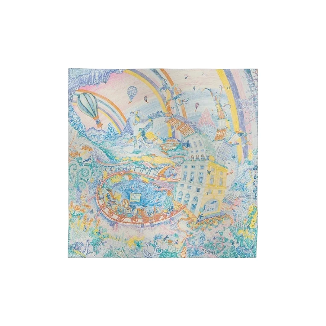 未使用 爱马仕 安洁利严选/QK0112184 丝巾