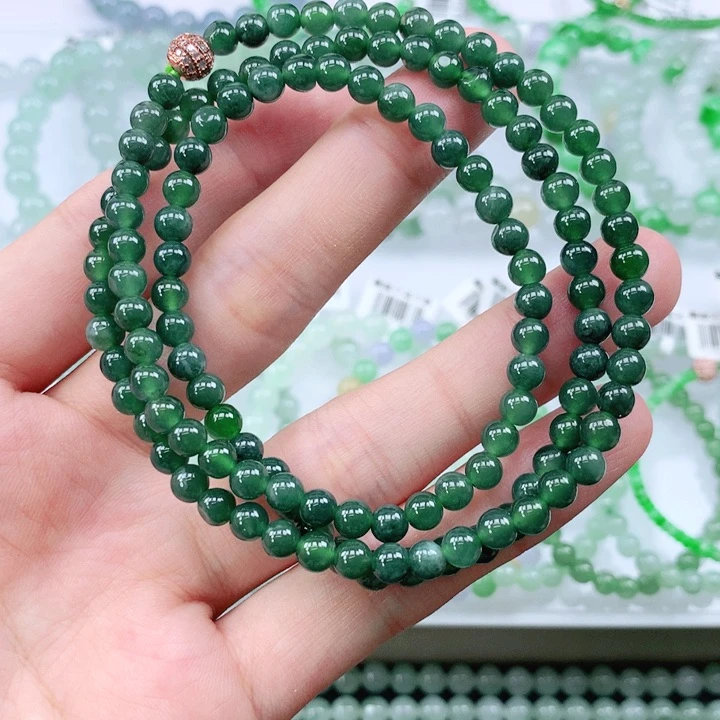 未镶嵌手链翡翠翡翠