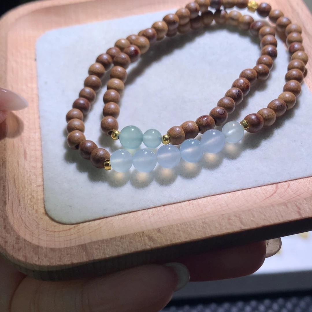 翡翠散珠特价双圈卡5-6