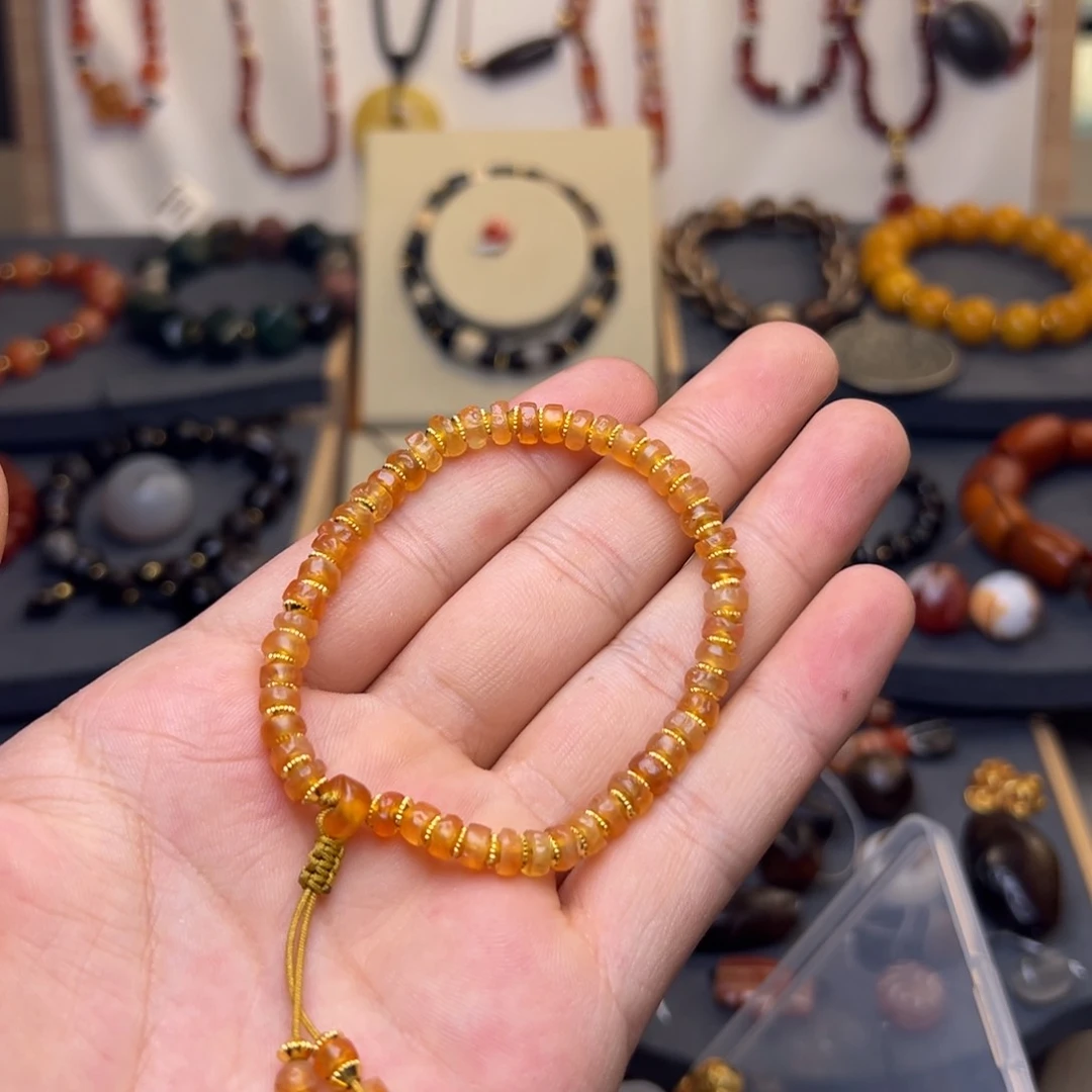 玛瑙/玉髓颈饰合金