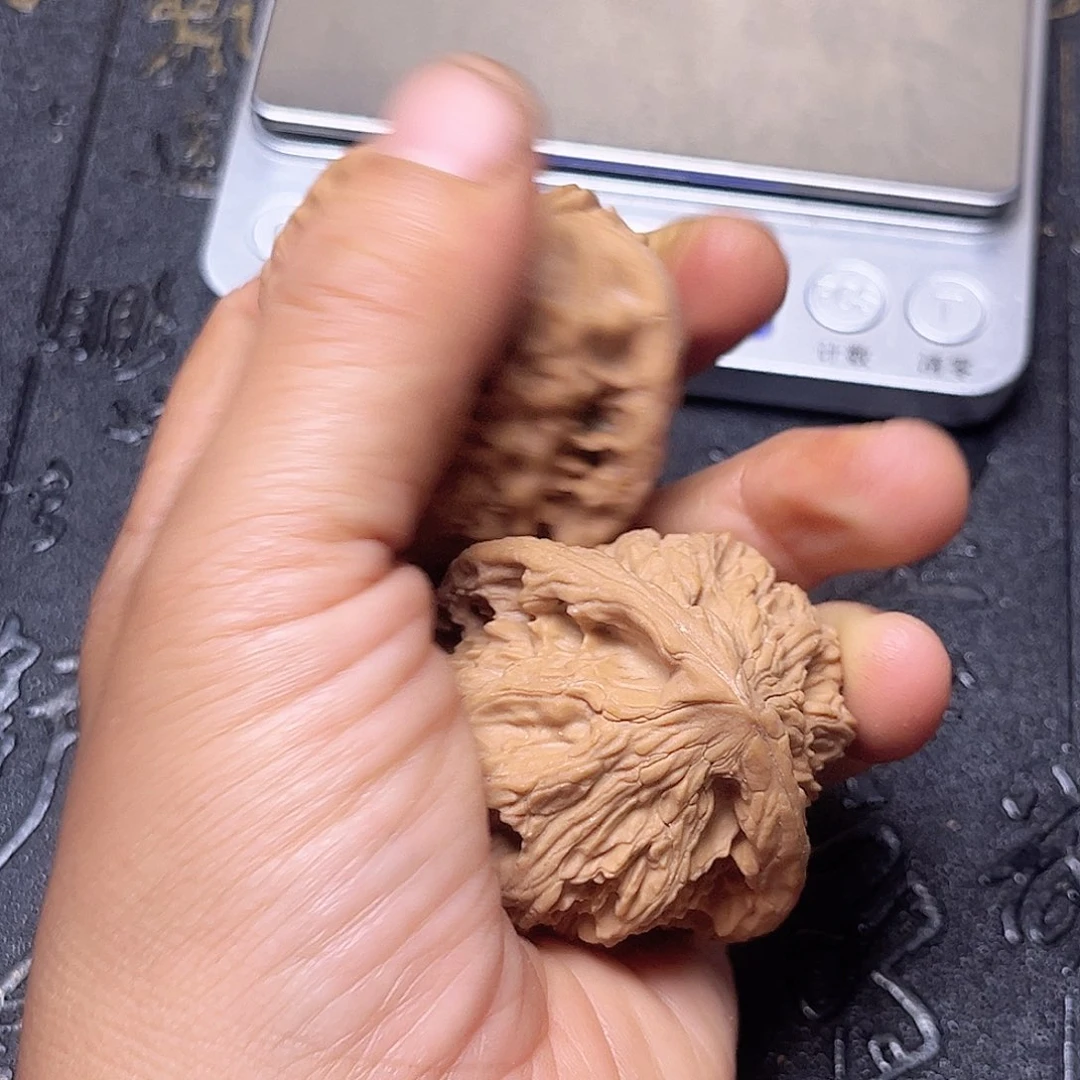 把件文玩核桃一**流红狮子