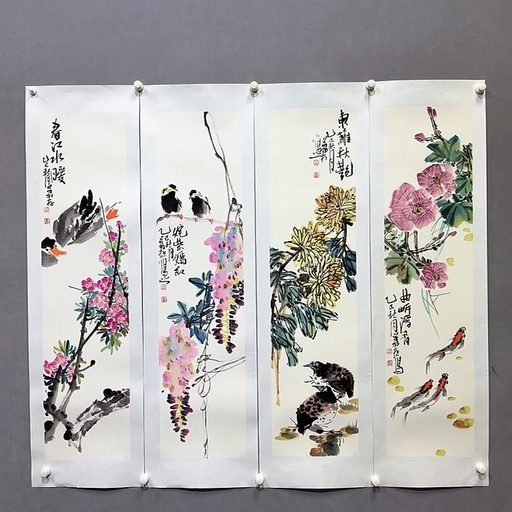 国画亲笔手绘放心去藏