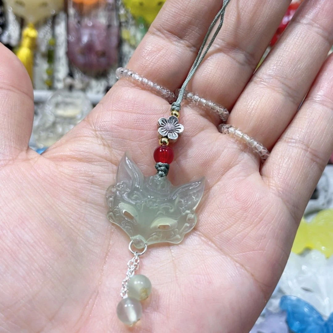【闪购商品】未镶嵌岫玉颈饰16手机链