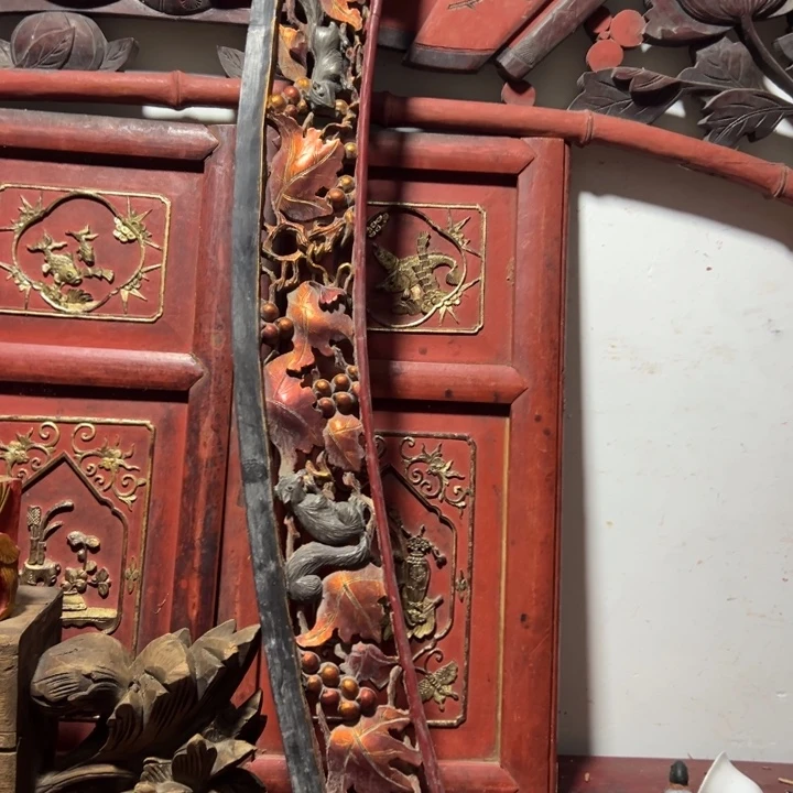 花***李木木雕工艺品摆件