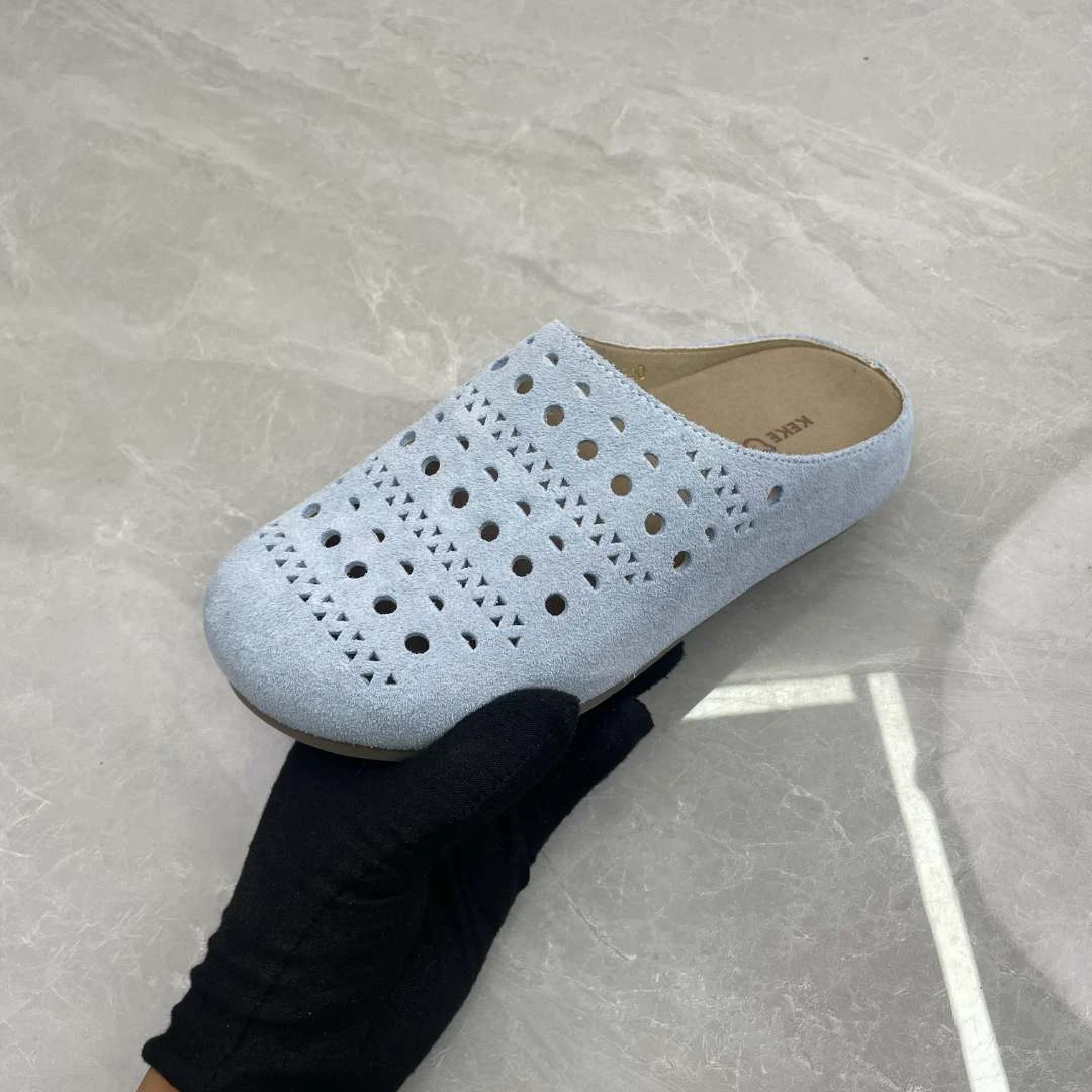 包头拖鞋女 (牛皮) 2511-20（孤品）b/c区36码