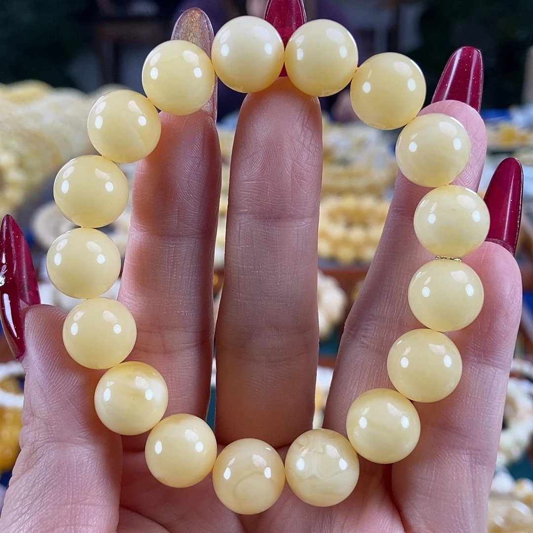 琥珀未镶嵌珠宝奇石11圆珠14.93