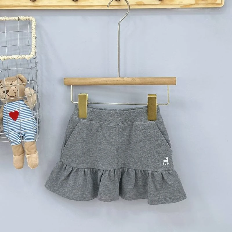 0001高端专享YOYO夏款半裙呦呦鹿花灰