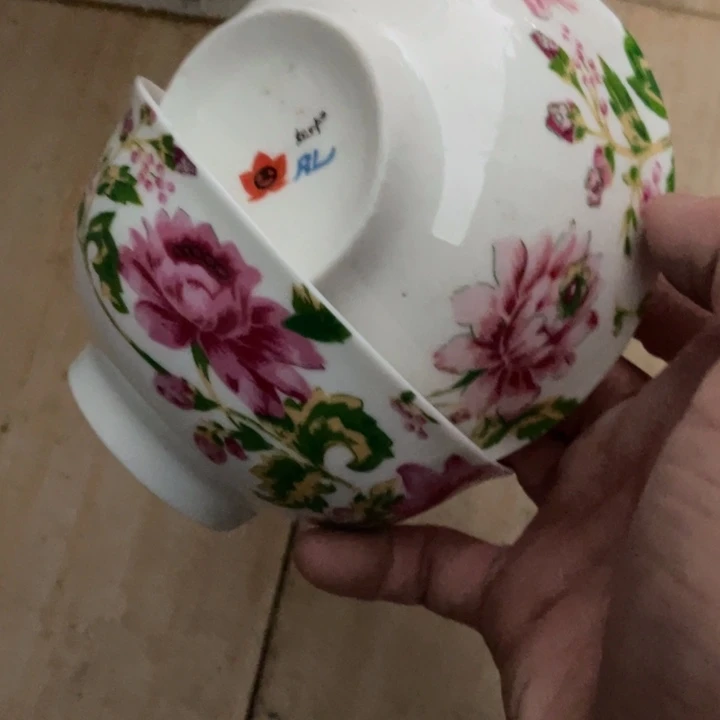 瓷片陶瓷陶瓷11厘米2个红叶