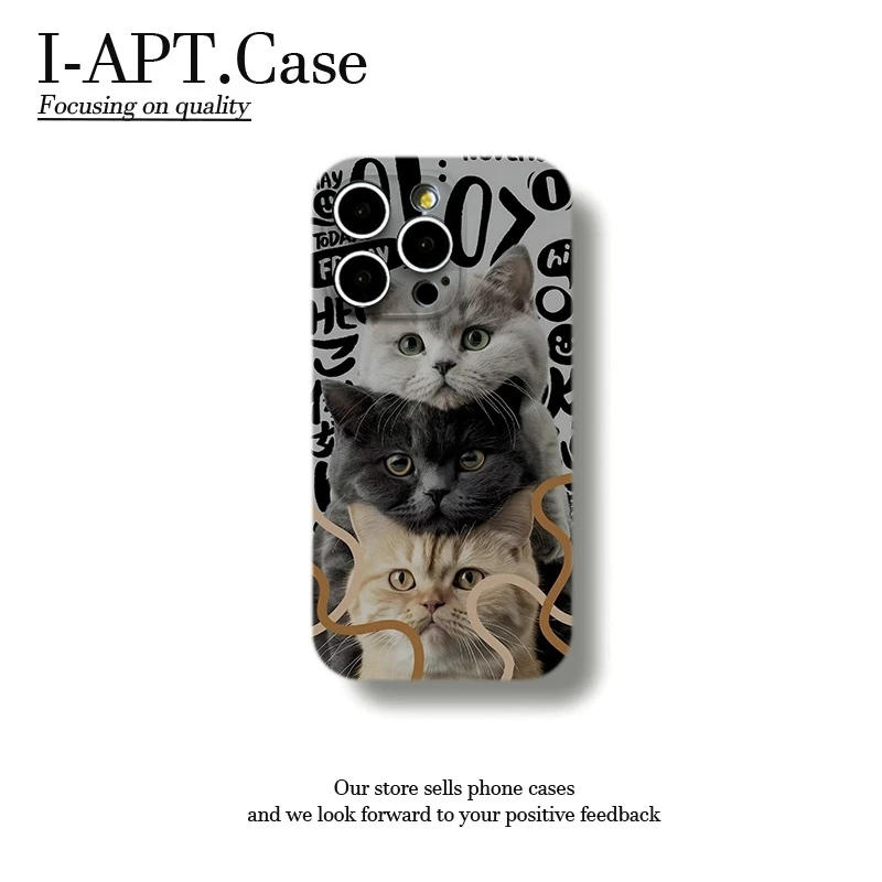可爱叠猫猫照片菲林软壳适用iPhone苹果16手机壳华为oppo小米vivo