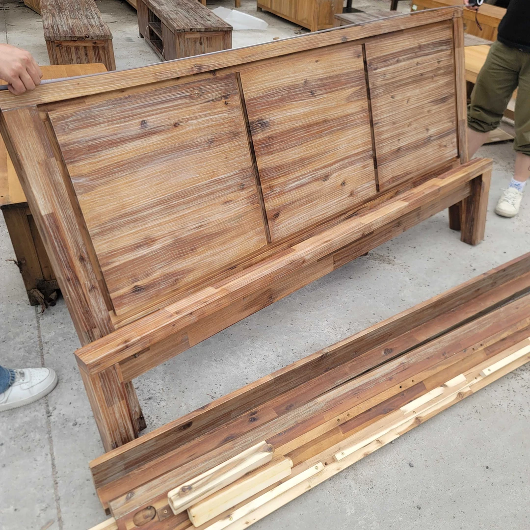 床桦木180×200带床头床尾床边铺板瑕疵无售后孙1296