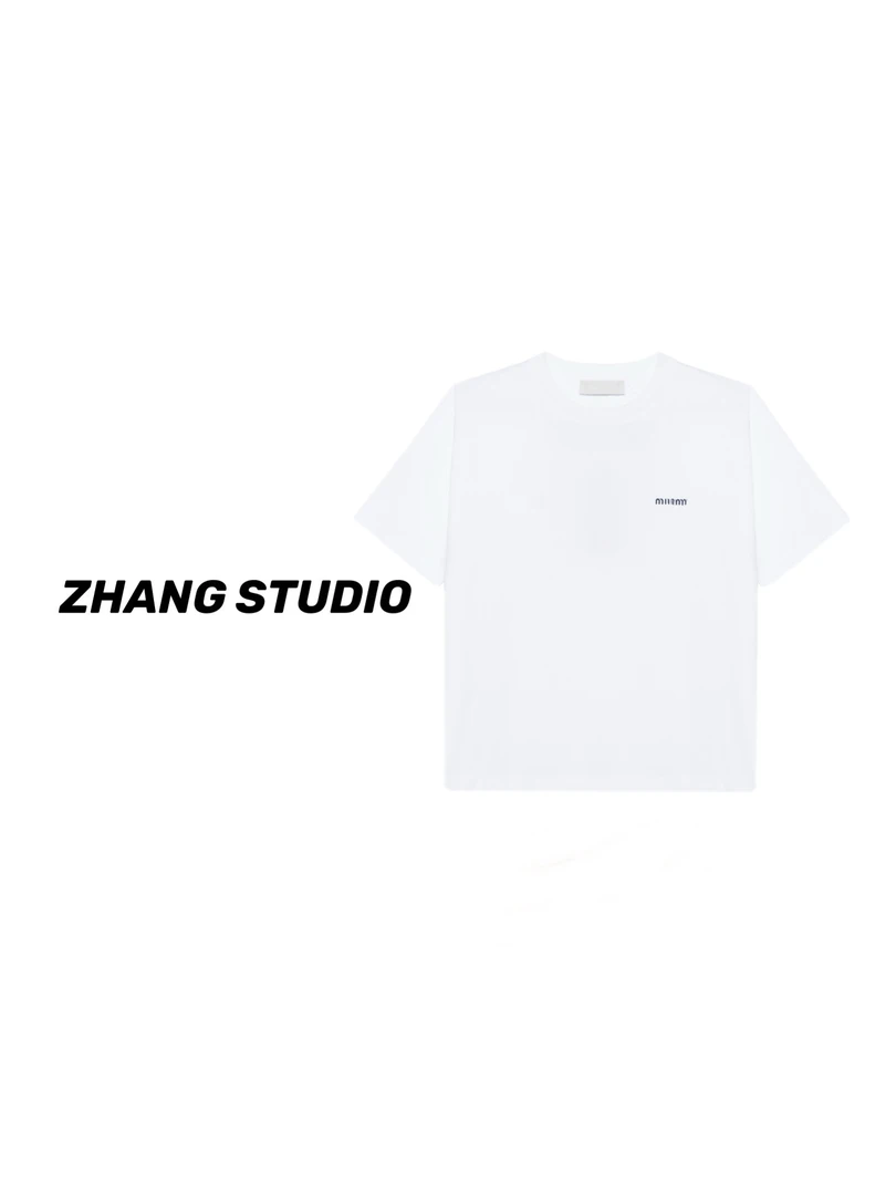 ZHANG STDIO M系经典圆领刺绣T恤