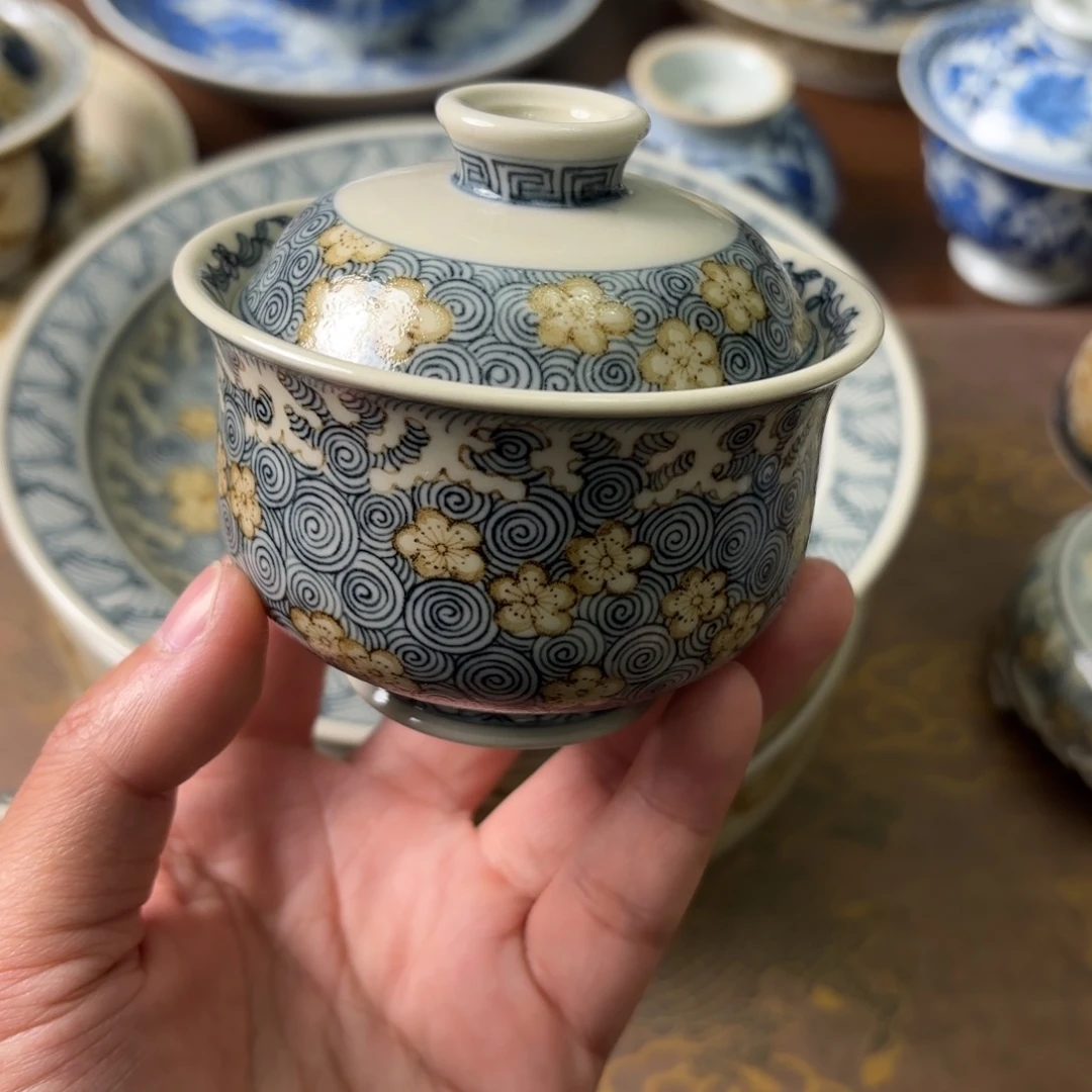 陶瓷摆件景德镇手绘茶器