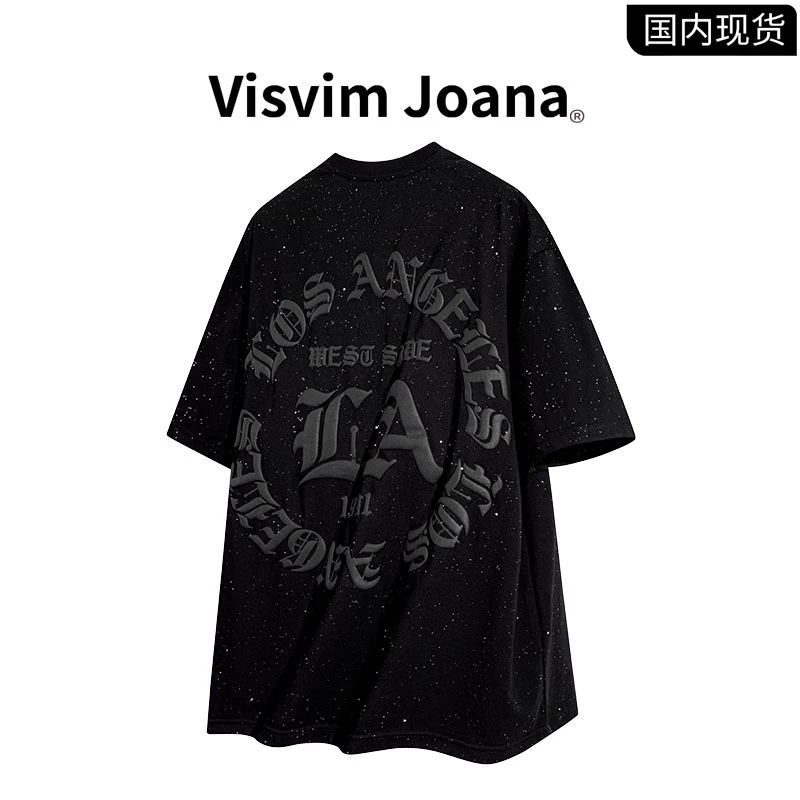 【品牌现货撤柜】VISVIM JOANA夏季新款宽松潮流满天星男士短袖