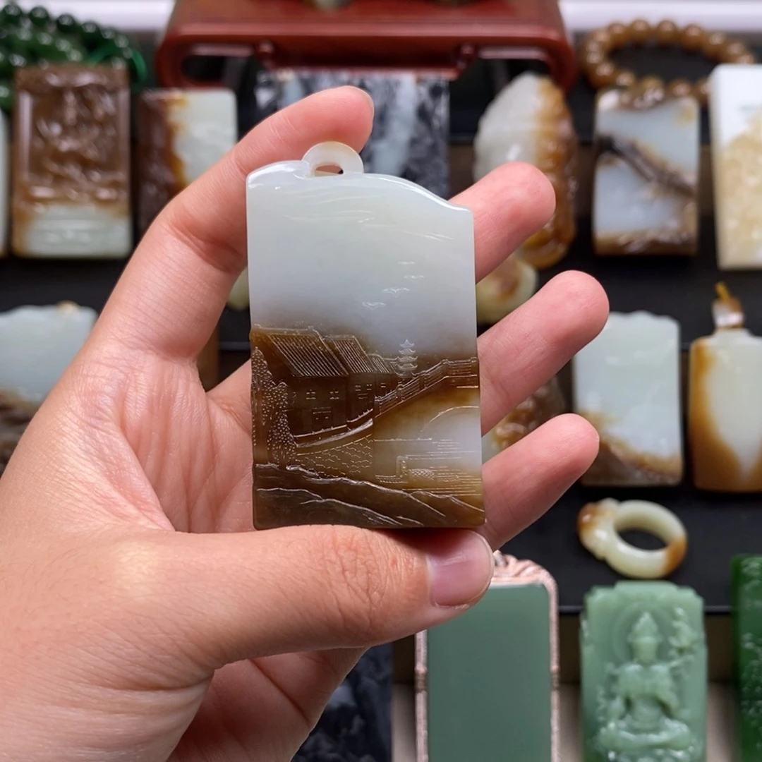 未镶嵌和田玉挂件