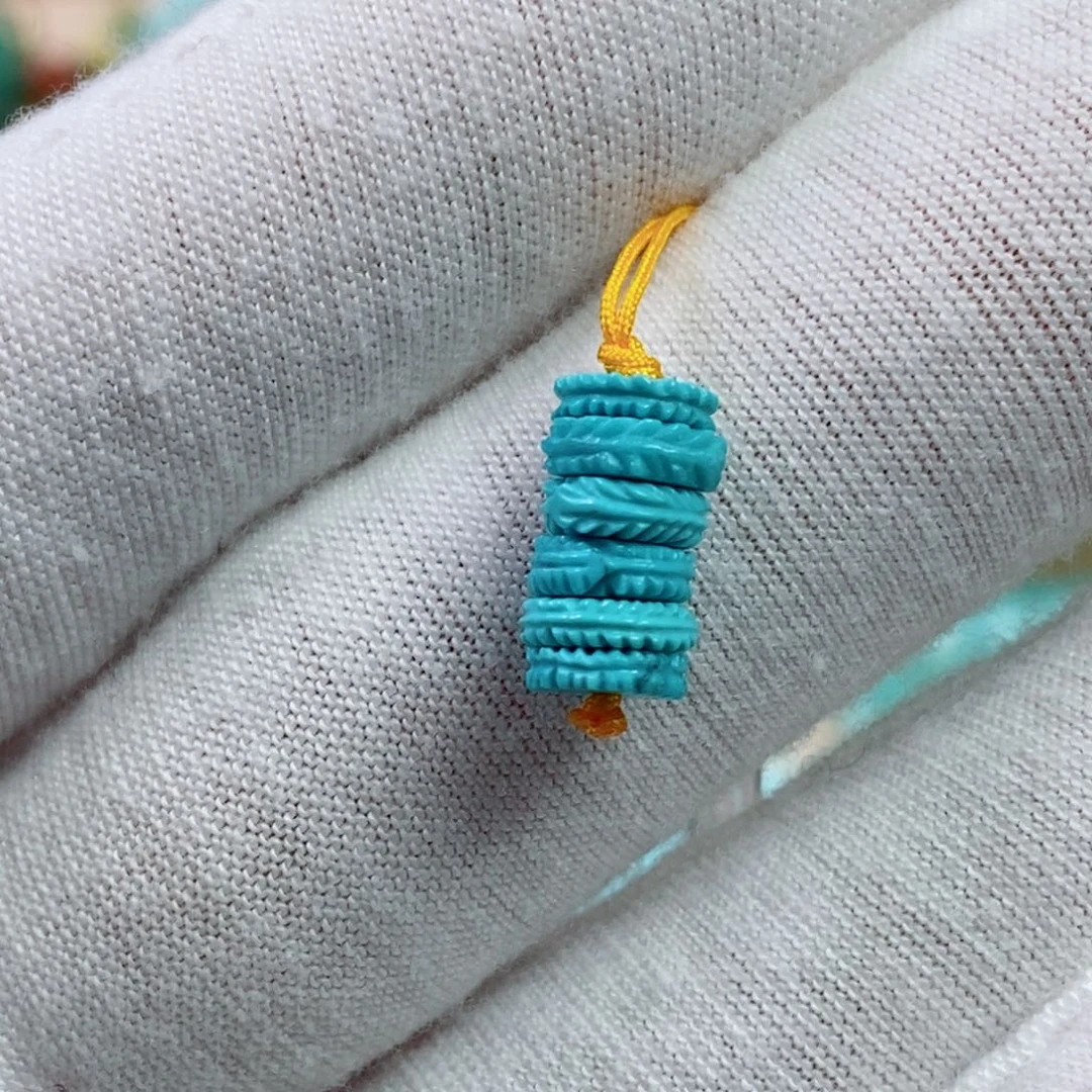 绿松石未镶嵌珠宝奇石6.2mm