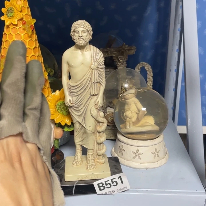 摆件孤品老货微瑕瓷
