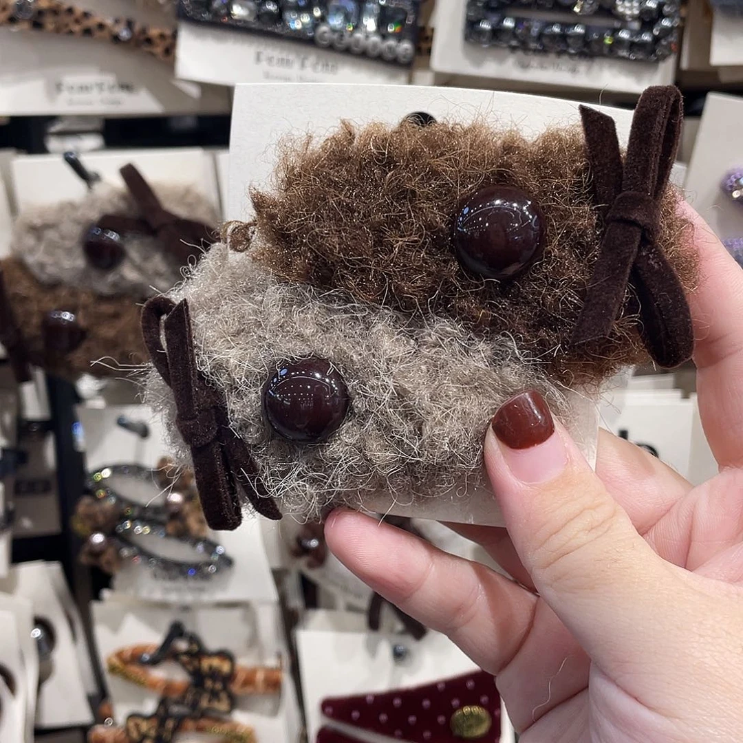 布艺非金属拼色一对