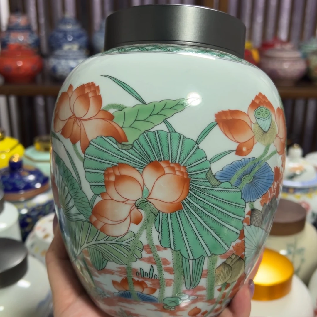 陶瓷密封罐茶叶罐