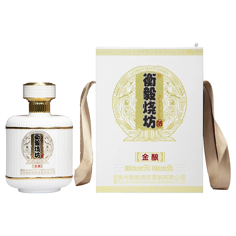 衡毅烧坊 金酿 | 茅台镇酱香型白酒53度500ml*6瓶装53%Vol