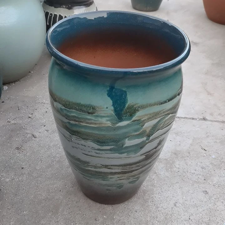 红陶口20高31一个盆