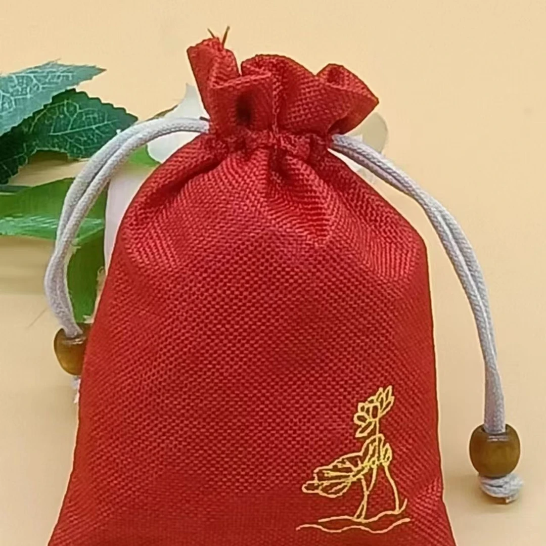 盘玩收纳抽绳式文玩锦囊