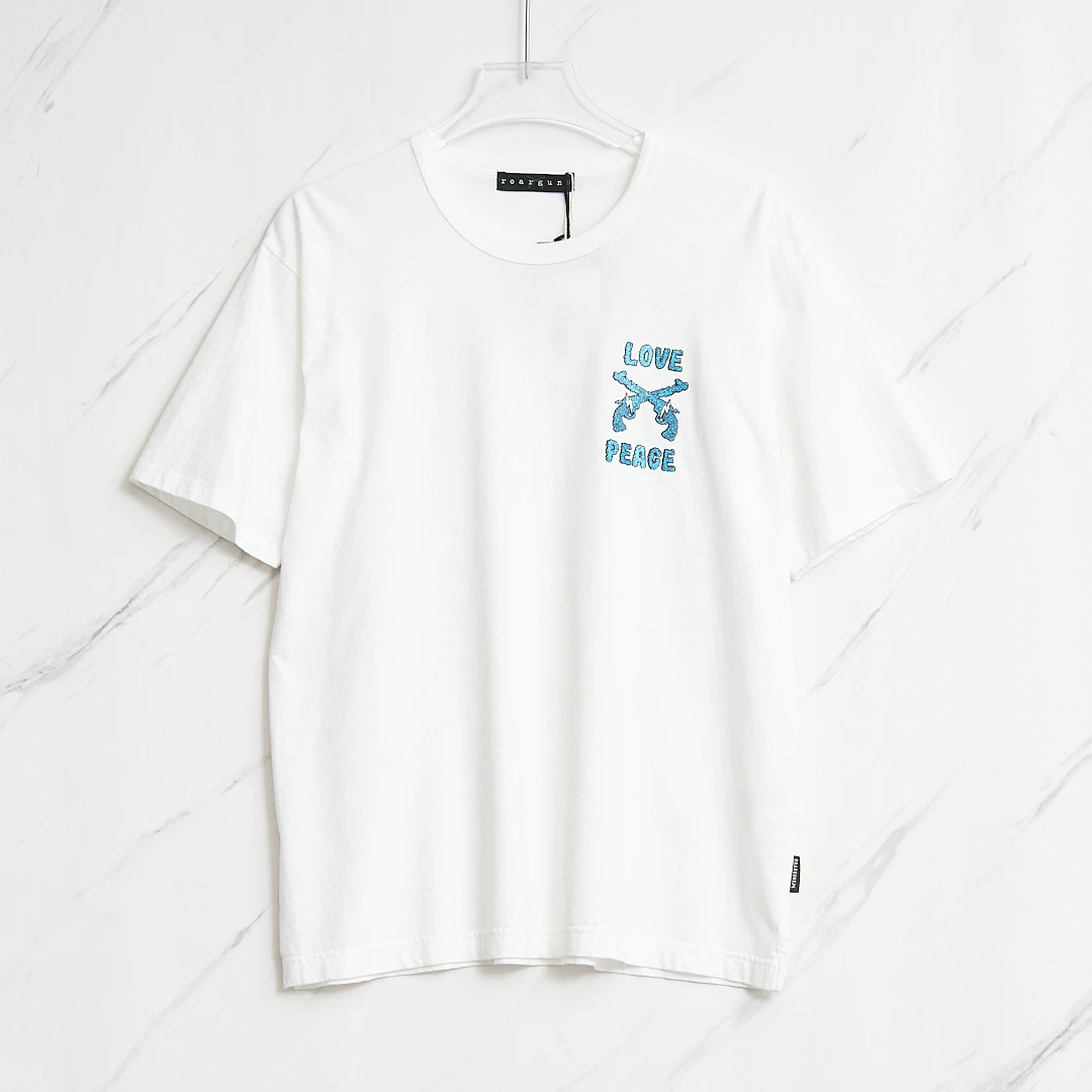 全新未使用/Roarguns男士经典双枪印花T恤/R7BU00056