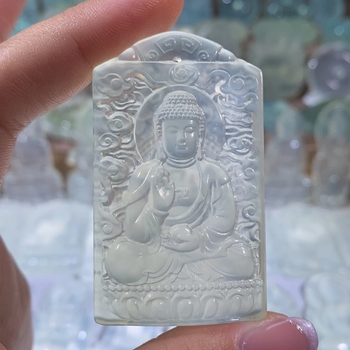 岫玉未镶嵌吊坠吊坠