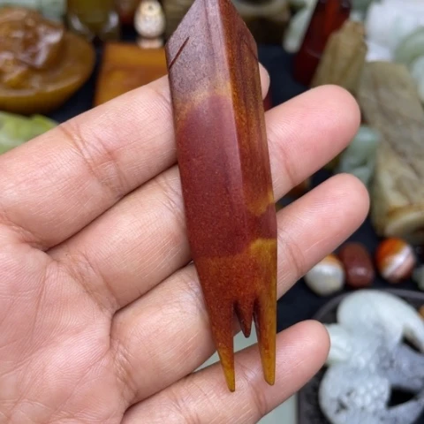 和田玉未镶嵌颈饰30