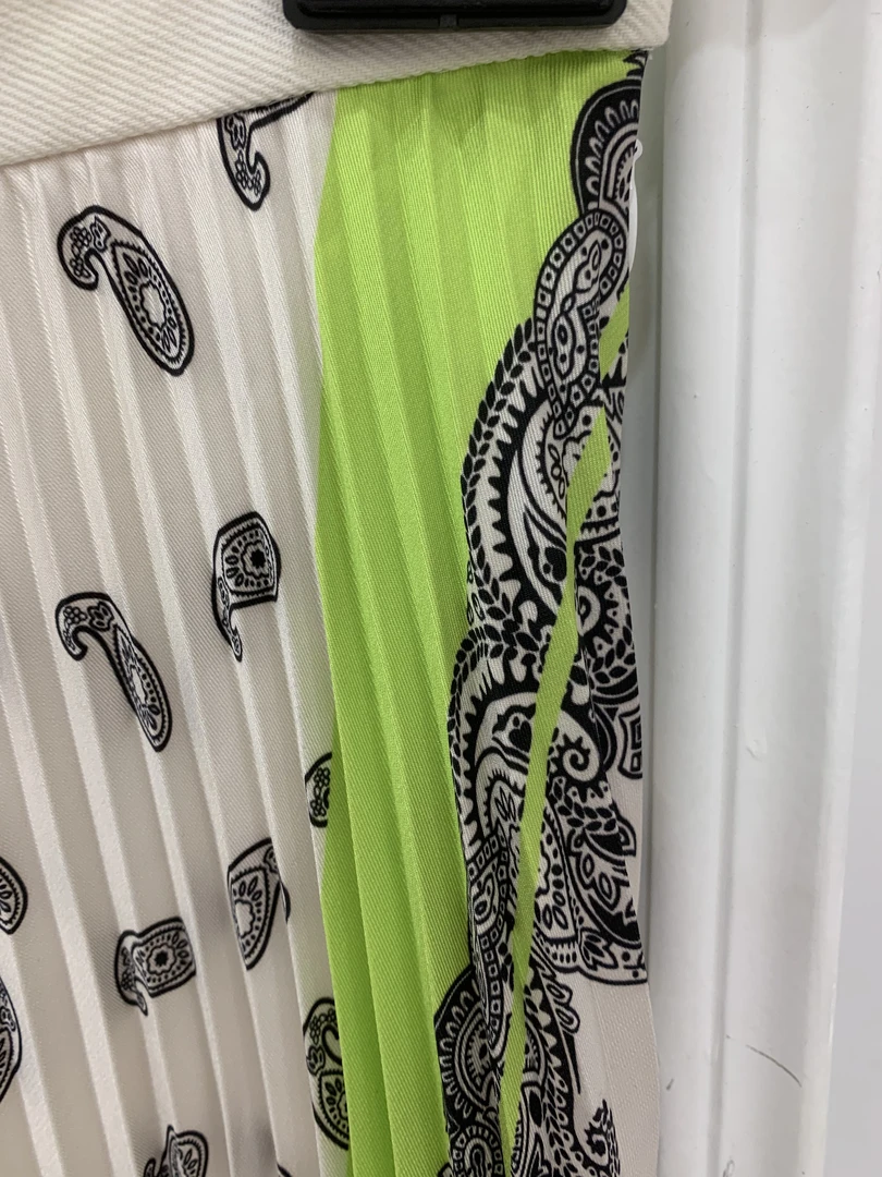 【兮希】时尚夏季舒适拼接百褶半裙