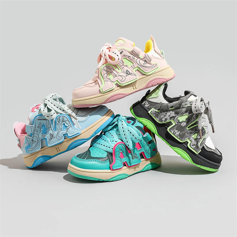 【老板娘推荐】国潮ins风学院日系风面包鞋bf运动板鞋801