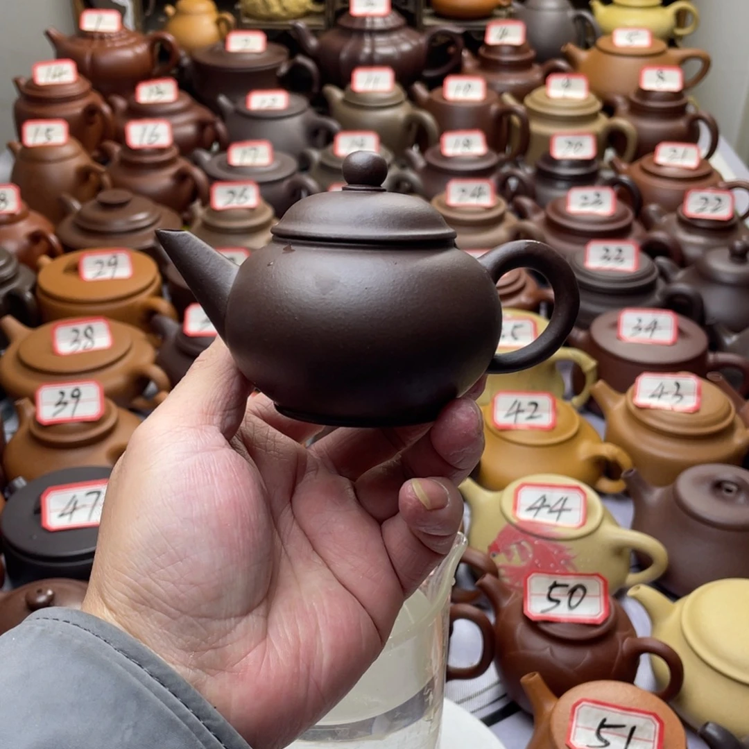 茶壶紫砂宜兴紫砂半手工