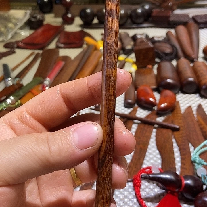 南美蛇纹木手把棍一根