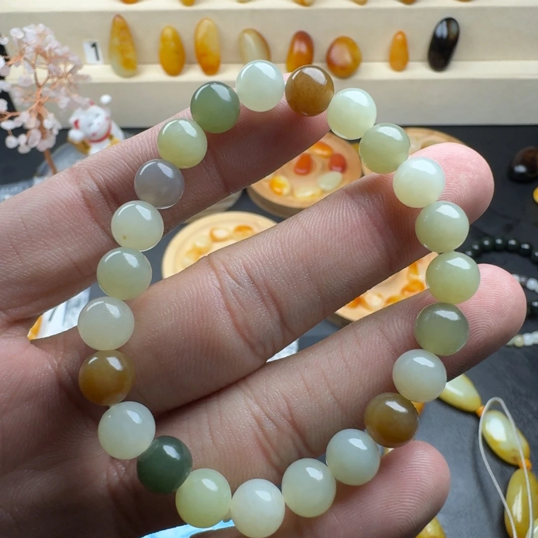 和田玉未镶嵌手串