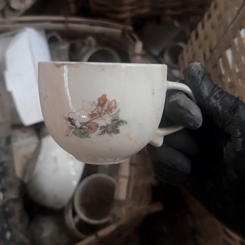 瓷片国营厂库存象牙瓷