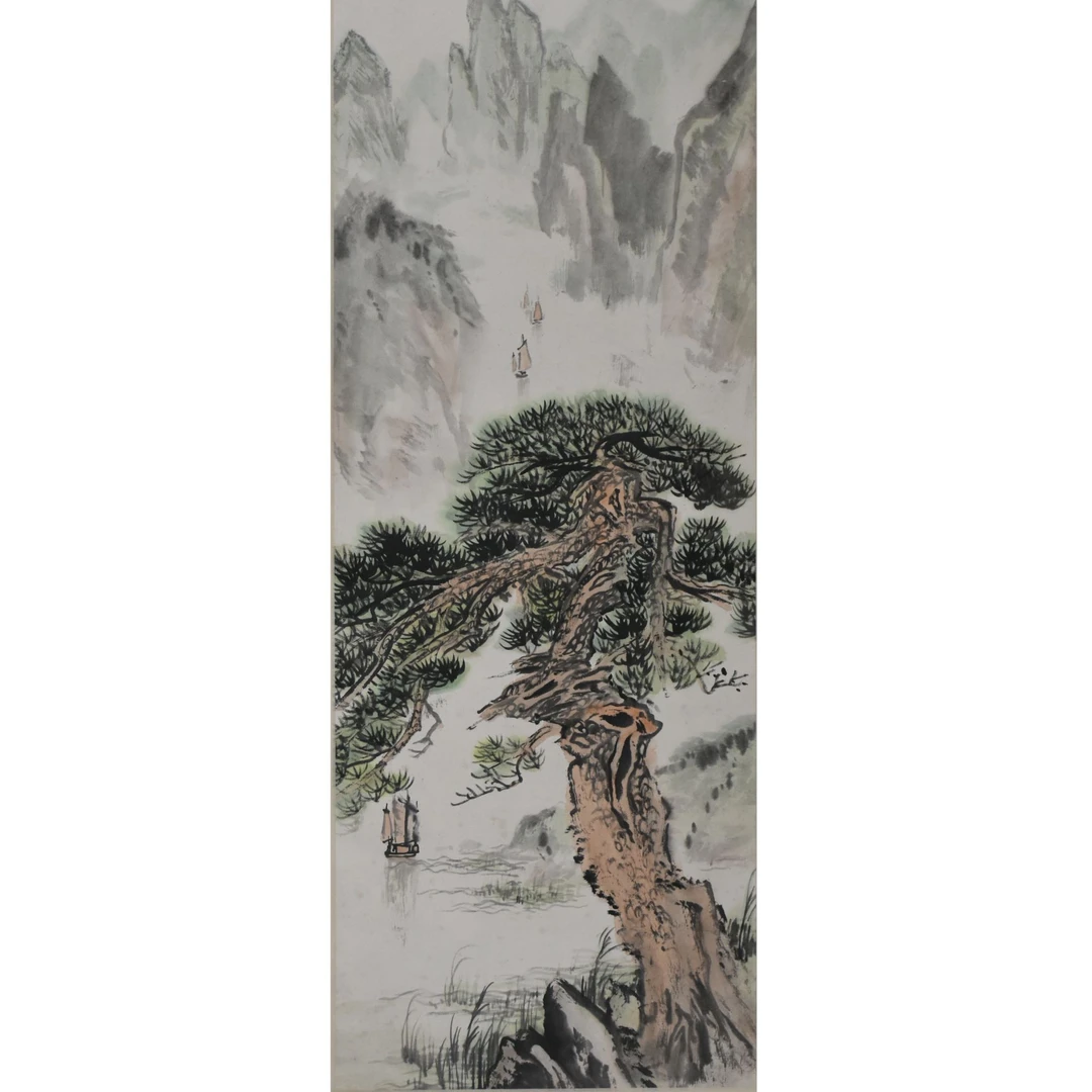 HM7178 山水 100X33cm 纸本立轴 3平尺