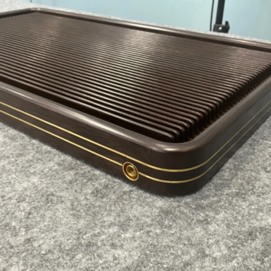 金茧匠边金款电木茶盘家用简约大气轻奢大号茶盘不开裂顺丰包邮