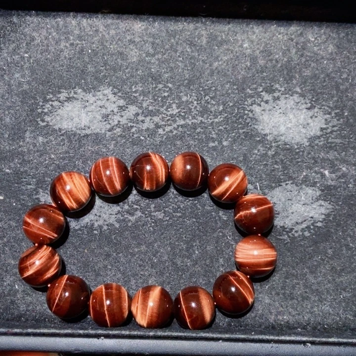 木变石（虎睛石）手串未镶嵌用****4