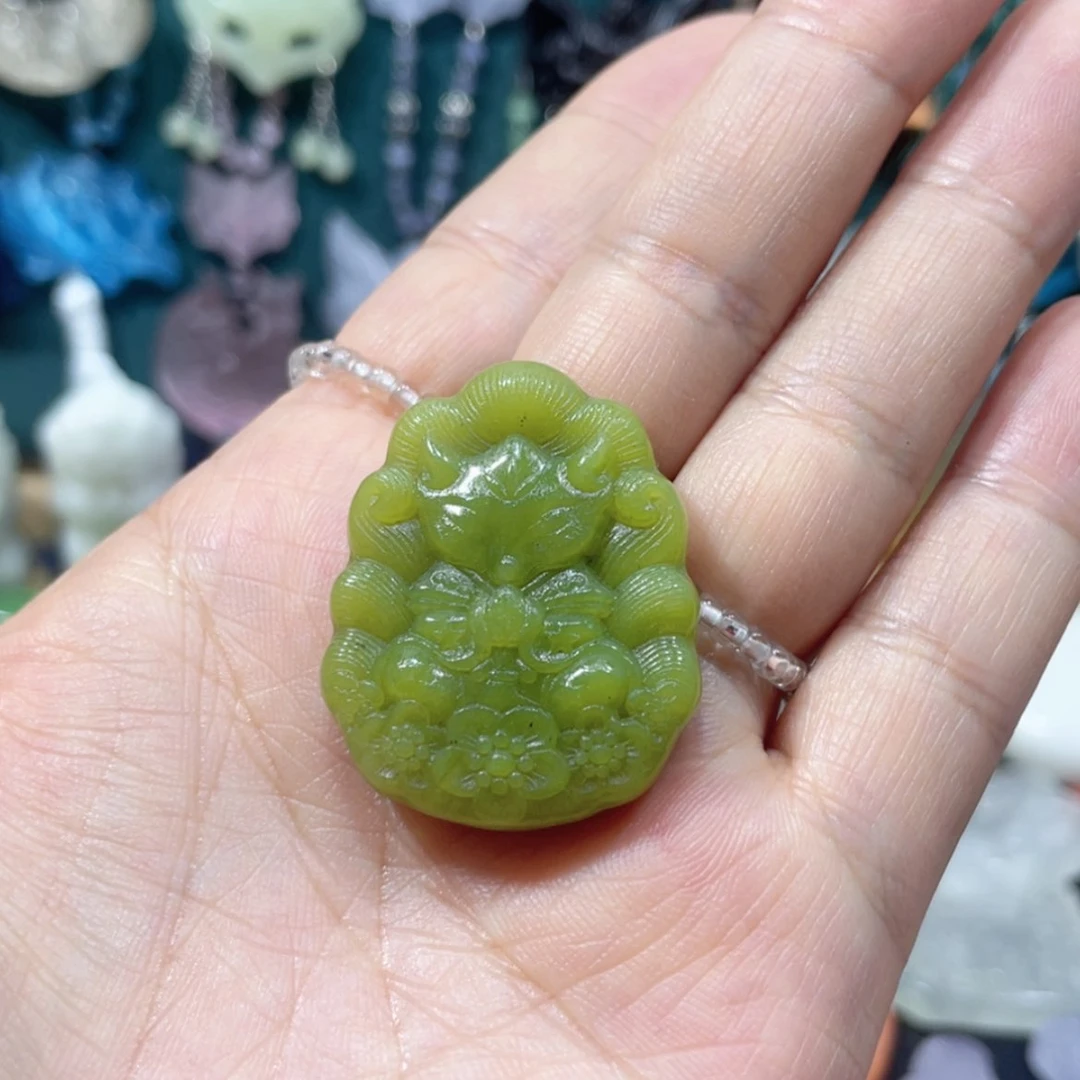 【闪购商品】未镶嵌岫玉颈饰48项链