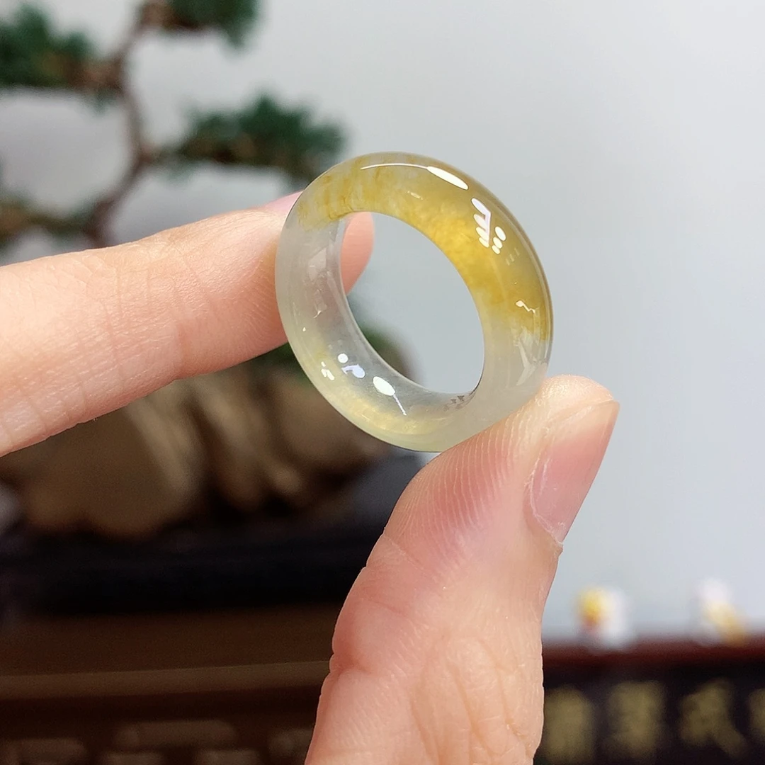 未镶嵌戒指翡翠13-14号