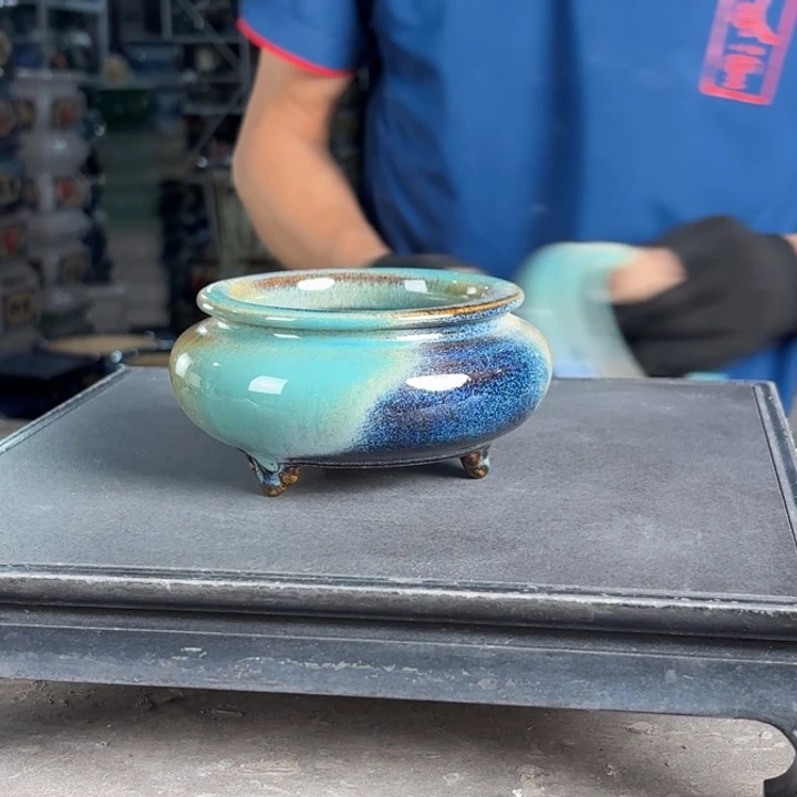 一风堂石湾花盆 内9*5无孔