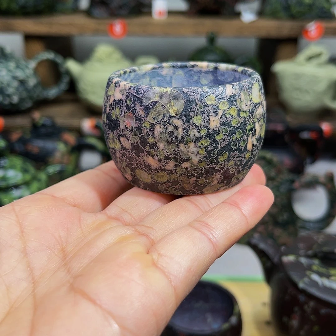 石材梅花石安山玉50cc