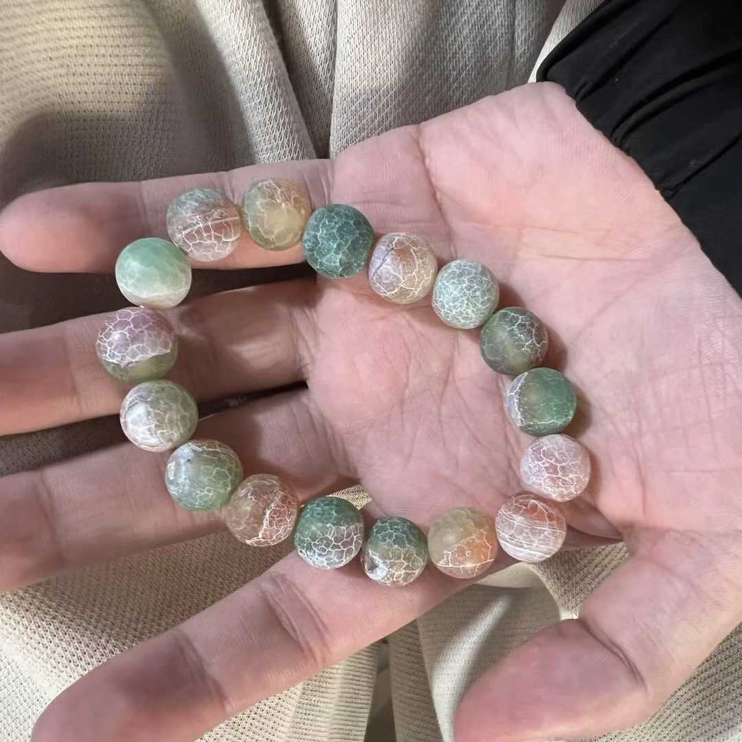 高端奢饰精美龙鳞特色药霜玛瑙卡手串 s062—多样性发一0