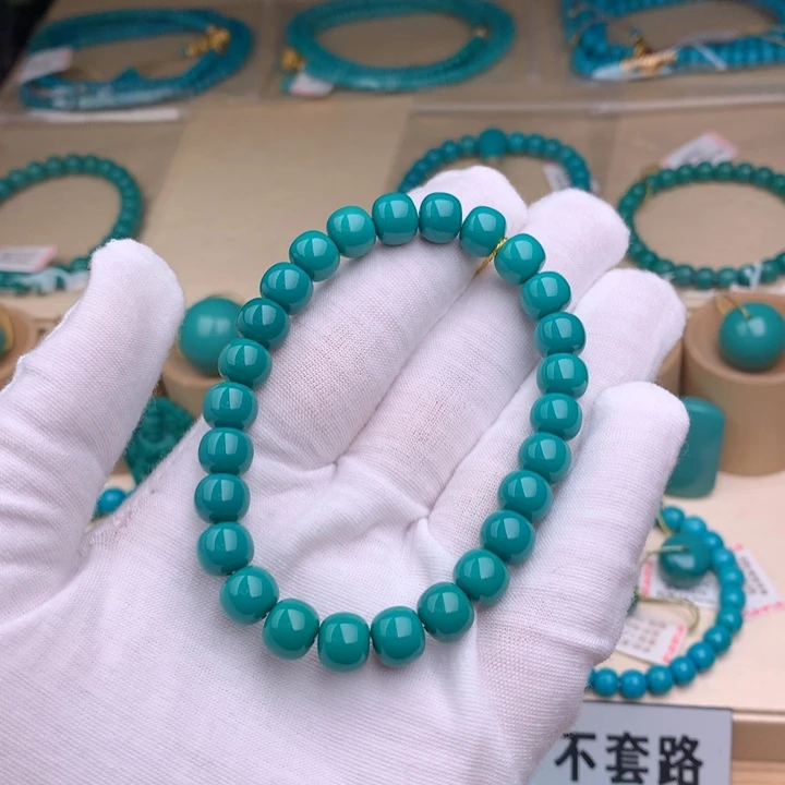 未镶嵌绿松石珠宝奇石8.5