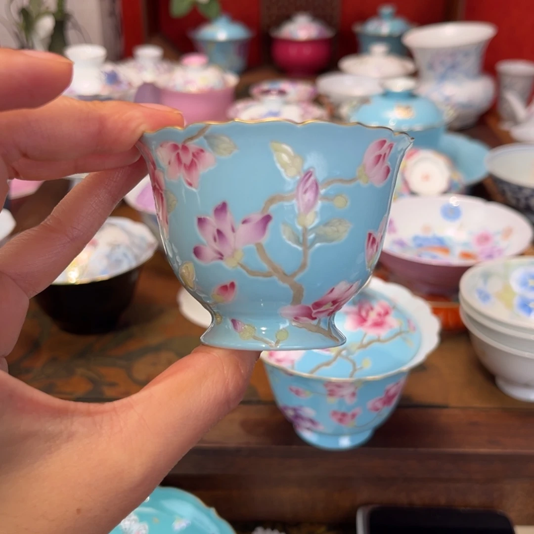 景德镇纯手绘陶瓷茶具