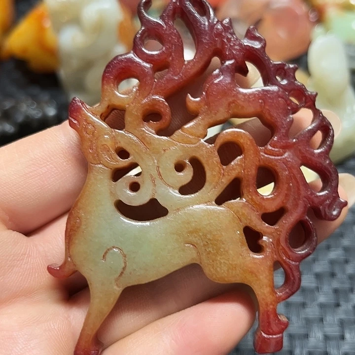 滴血莲花菩提把件